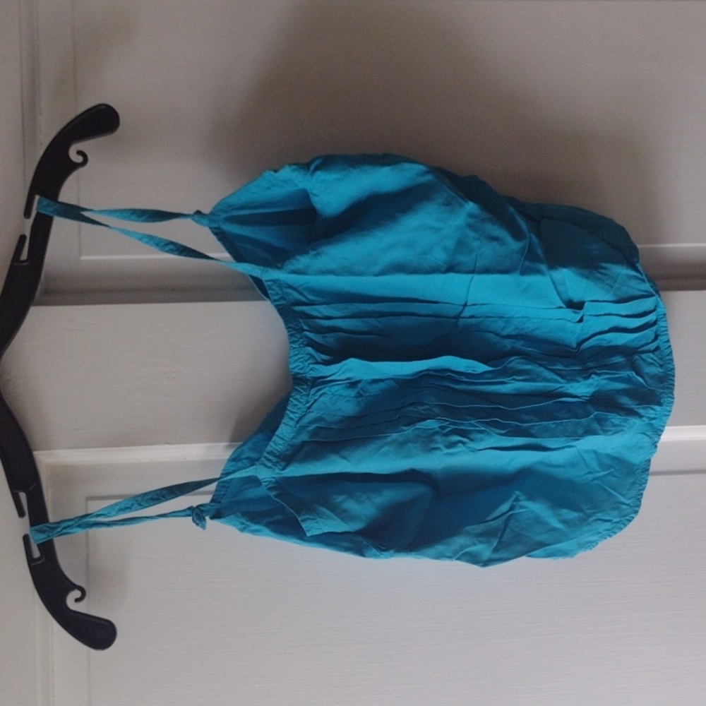 Petite Street turquoise tank top vintage 90s, small